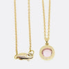 TVJ 1.00 Carat Old Cut Pink Topaz Pendant