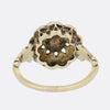 Victorian Rose Cut Diamond Cluster Ring