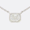 TVJ 1.02 Carat Radiant Cut Diamond Pendant