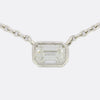 TVJ 0.51 Carat Emerald Cut Diamond Pendant
