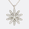 TVJ 0.40 Carat Diamond Snowflake Pendant