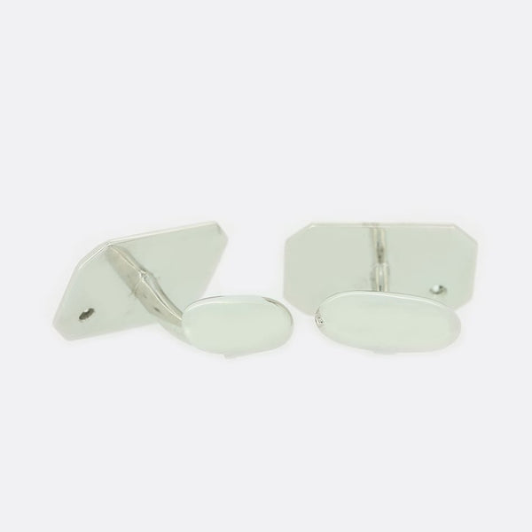 Octagonal Diamond Cufflinks