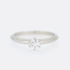 Tiffany & Co. 0.30 Carat Brilliant Cut Diamond Ring