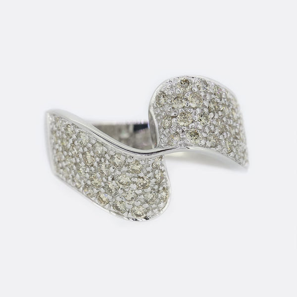 1.25 Carat Diamond Twist Ring