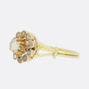 Rose Cut Diamond Set Daisy Cluster Ring