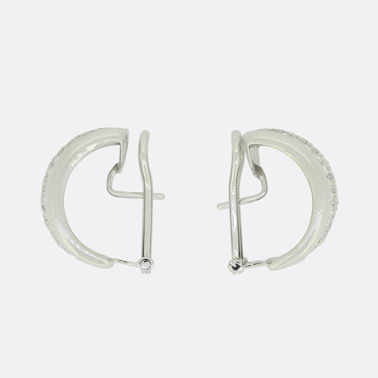Leo Pizzo Diamond Hoop Earrings