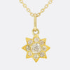 Victorian 0.45 Carat Diamond Star Pendant