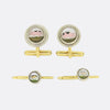 Theo Fennell Essex Crystal Cufflinks and Shirt Studs