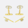Theo Fennell Essex Crystal Cufflinks and Shirt Studs