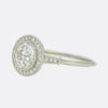 Art Deco Style 1.20 Carat Old Cut Diamond Cluster Ring