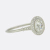 Art Deco Style 1.20 Carat Old Cut Diamond Cluster Ring