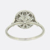 Art Deco Style 1.20 Carat Old Cut Diamond Cluster Ring