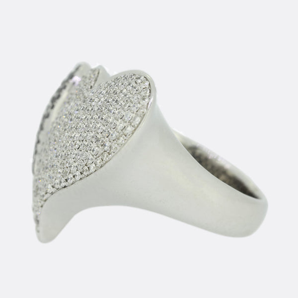 Diamond Love Heart Ring