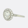 Art Deco Style 1.35 Carat Old Cut Diamond Cluster Ring
