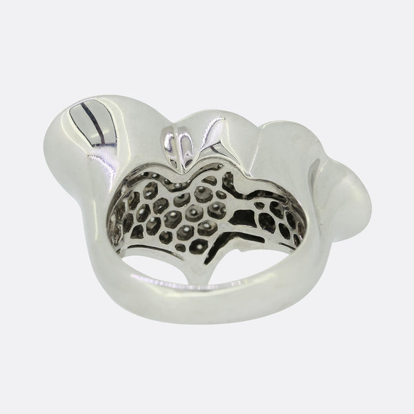 Diamond Love Heart Ring
