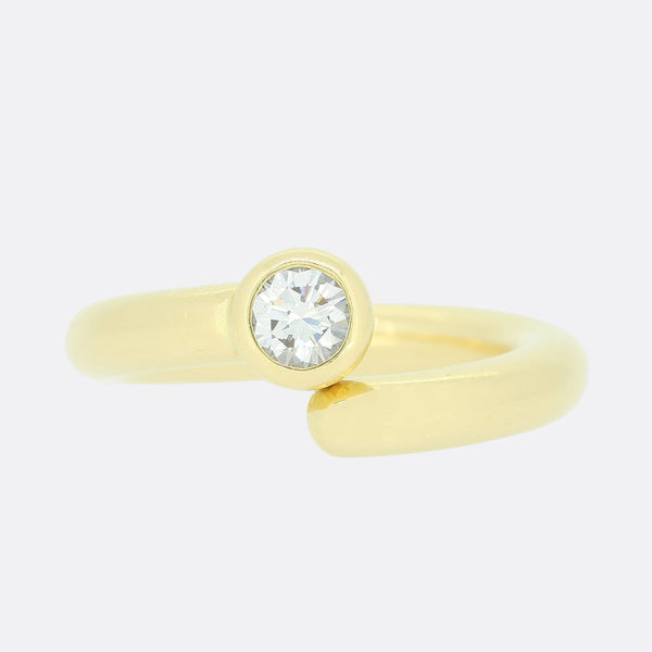 Carl Bucherer Solitaire Diamond Twist Ring