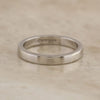 18ct White Gold 3mm Wedding Band Ring Size J