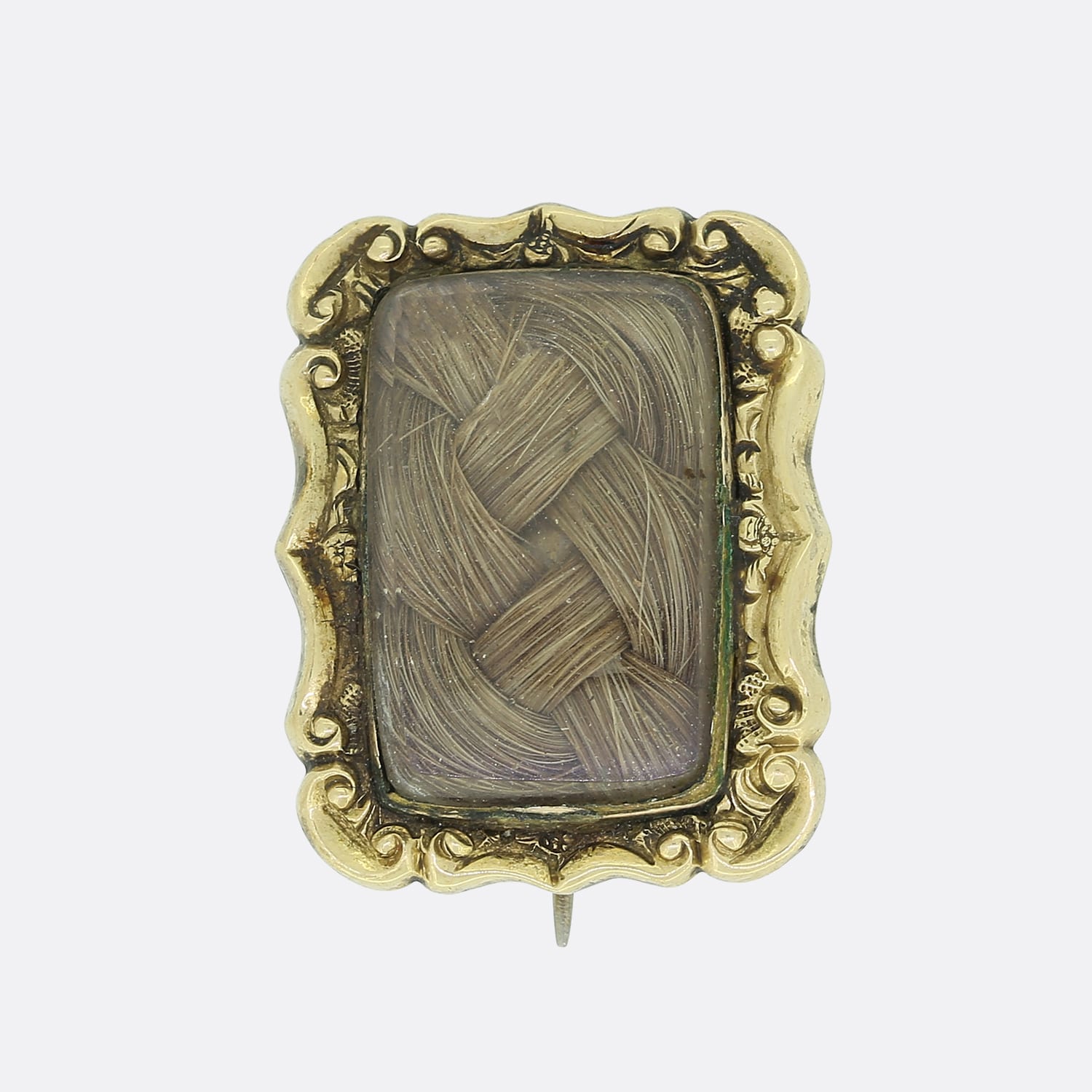 Victorian online mourning brooch