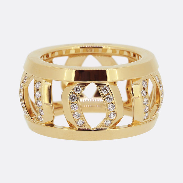 Patek Philippe Nautilus Diamond Ring Size M (53)