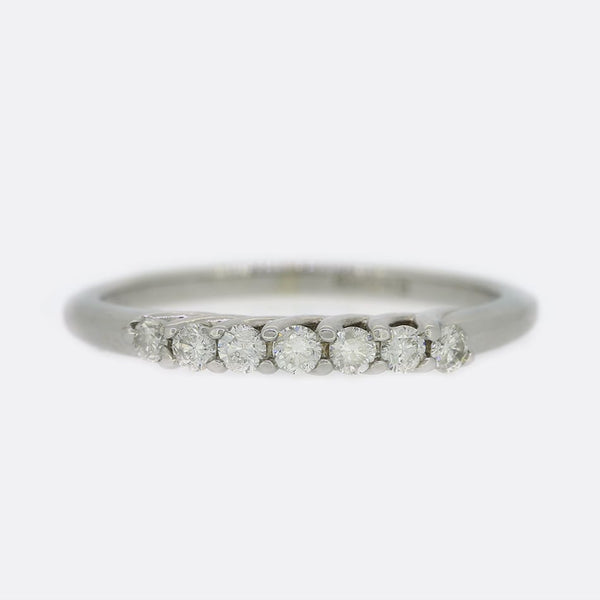 0.26 Carat Graduated Seven Stone Diamond Ring