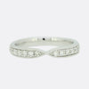 0.28 Carat Diamond Tapered Half Eternity Ring