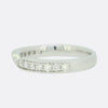 0.28 Carat Diamond Tapered Half Eternity Ring