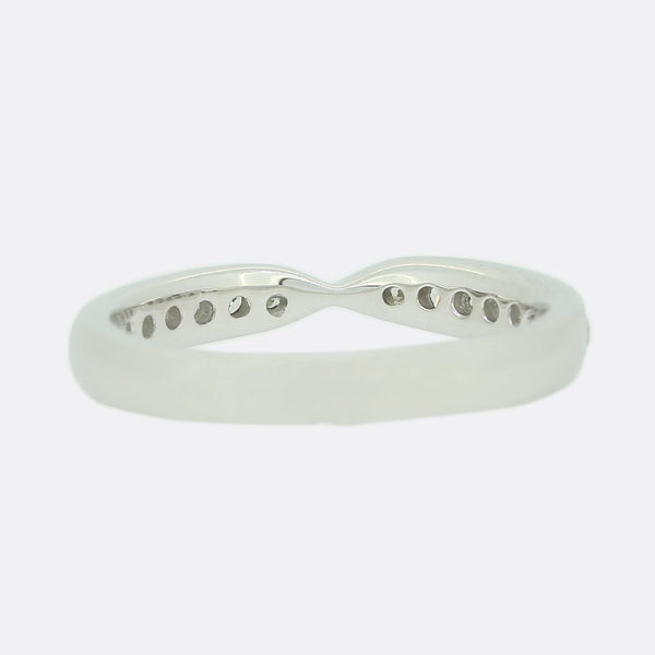 0.28 Carat Diamond Tapered Half Eternity Ring