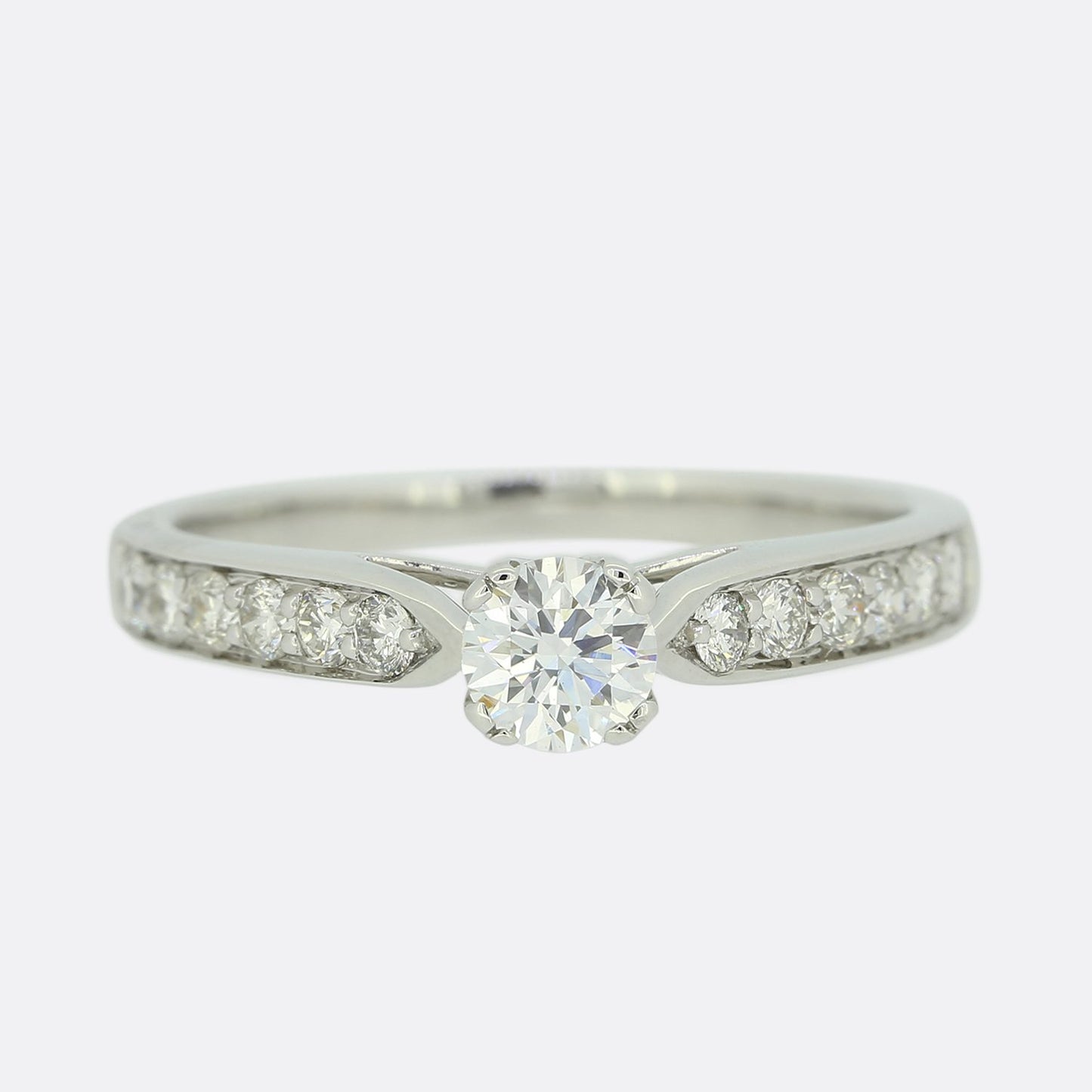 0.28 Carat Diamond Solitaire Engagement Ring