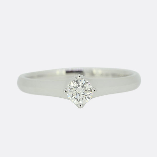 0.25 Carat Diamond Solitaire Engagement Ring