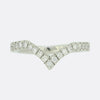 0.45 Carat Diamond Full Eternity V Shaped Band