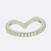 0.45 Carat Diamond Full Eternity V Shaped Band