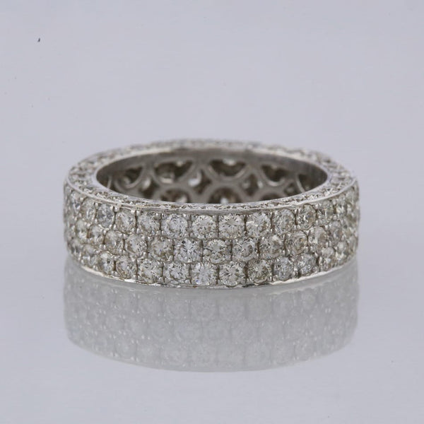 3.41 Carat Pavé Set Diamond Full Eternity Ring Size N