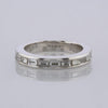 1.68 Carat Channel Set Baguette Cut Diamond Eternity Ring Size M 1/2