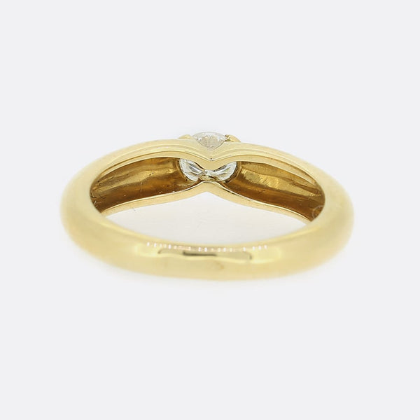 Cartier 0.30 Carat Diamond 1995 Solitaire Ring