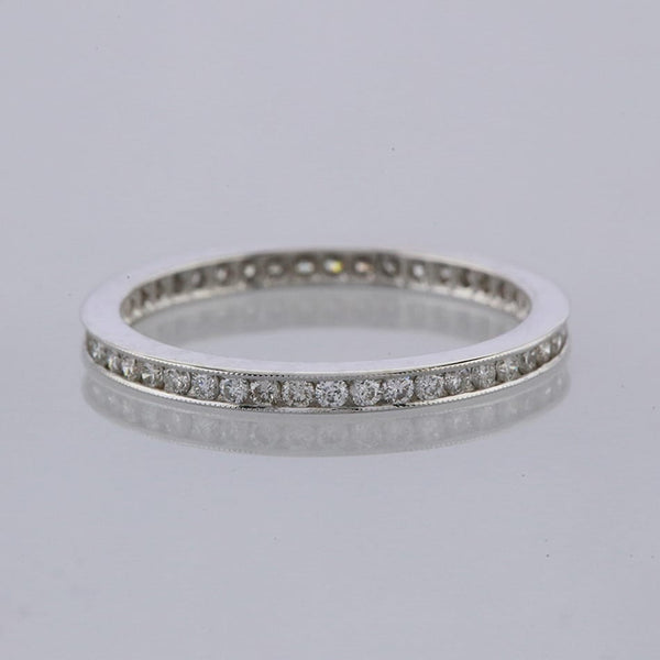0.39 Carat Channel Set Full Eternity Ring Size M 1/2