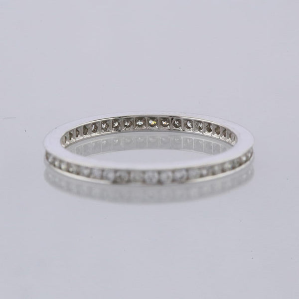 0.39 Carat Channel Set Full Eternity Ring Size M 1/2