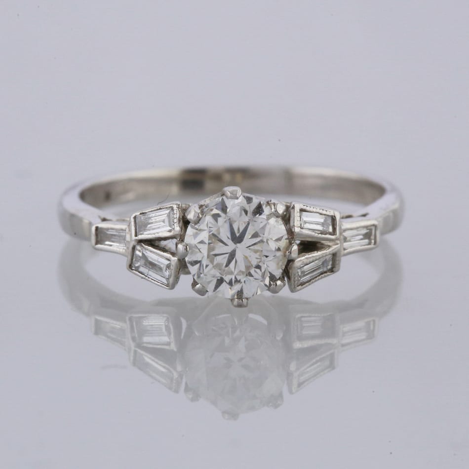 1.02 Carat Diamond Solitaire Engagement Ring