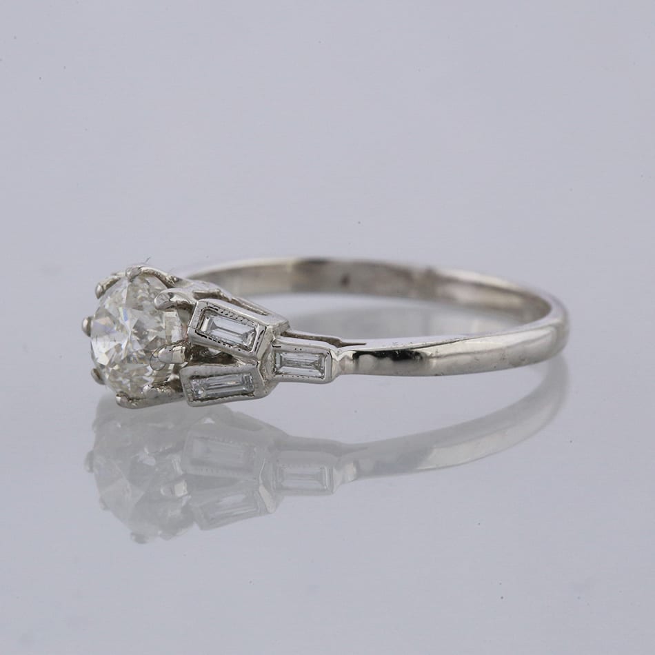 1.02 Carat Diamond Solitaire Engagement Ring