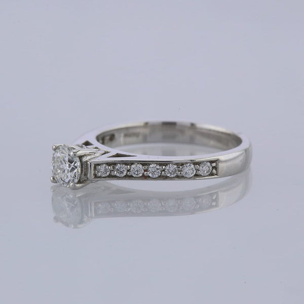 0.46 Carat Diamond Solitaire Engagement Ring
