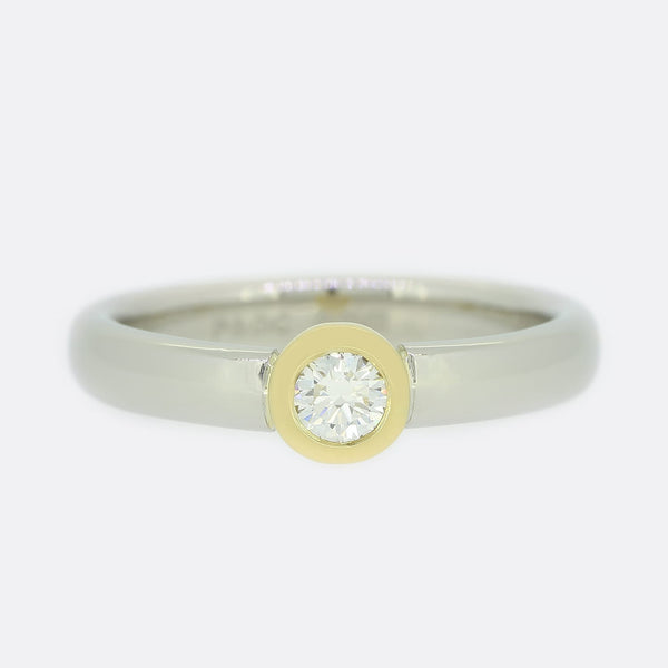 0.15 Carat Diamond Solitaire Engagement Ring