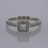 Diamond Square Cluster Ring