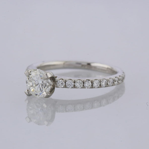 0.91 Carat Diamond Solitaire Engagement Ring