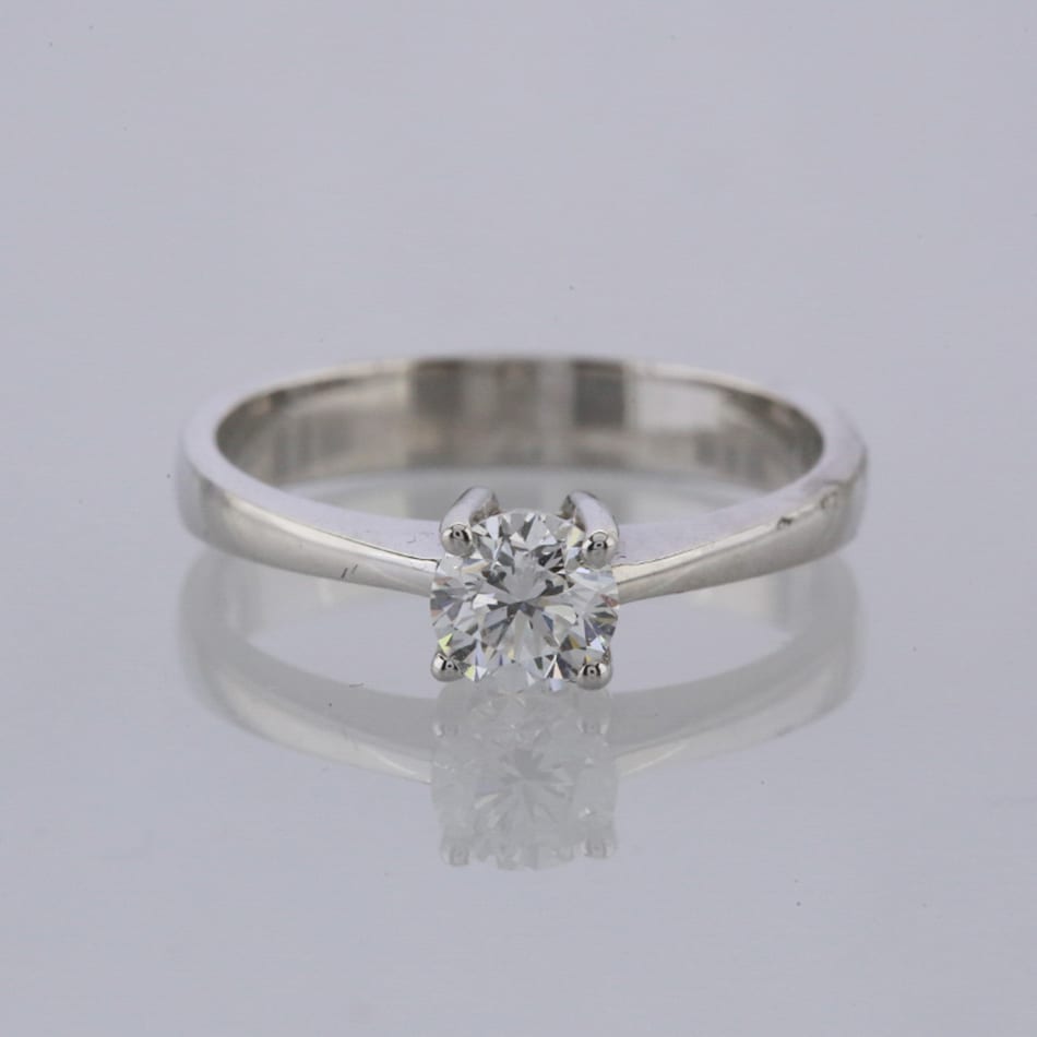 0.56 Carat Diamond Solitaire Engagement Ring