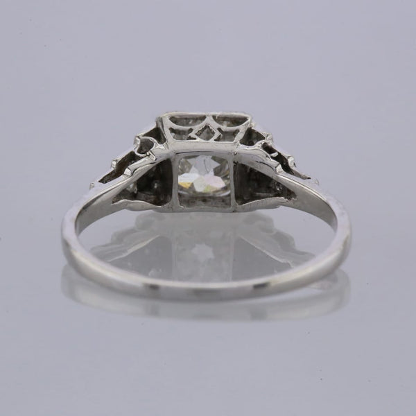 Art Deco 1.01 Carat Old Cut Diamond Ring