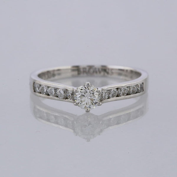 0.25 Carat Diamond Solitaire Engagement Ring