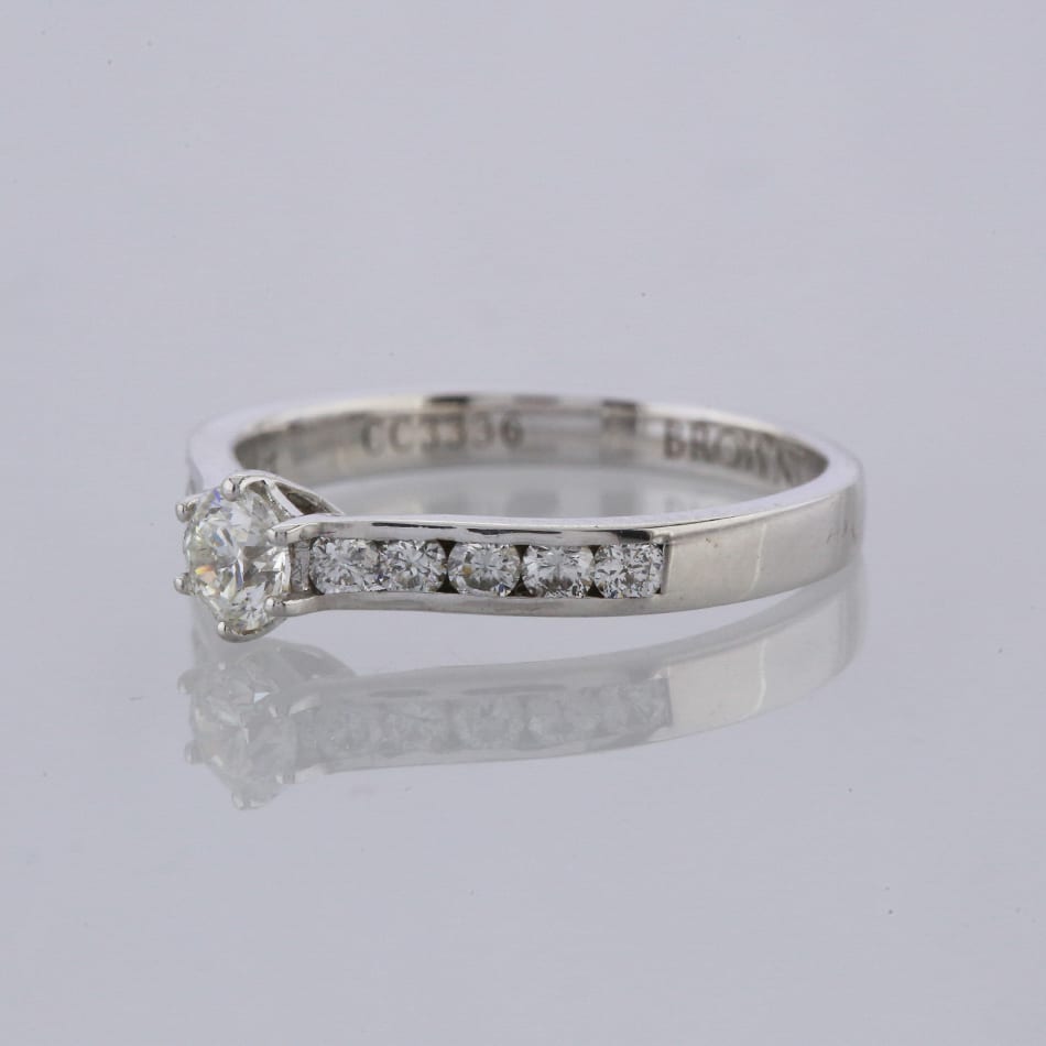 0.25 Carat Diamond Solitaire Engagement Ring