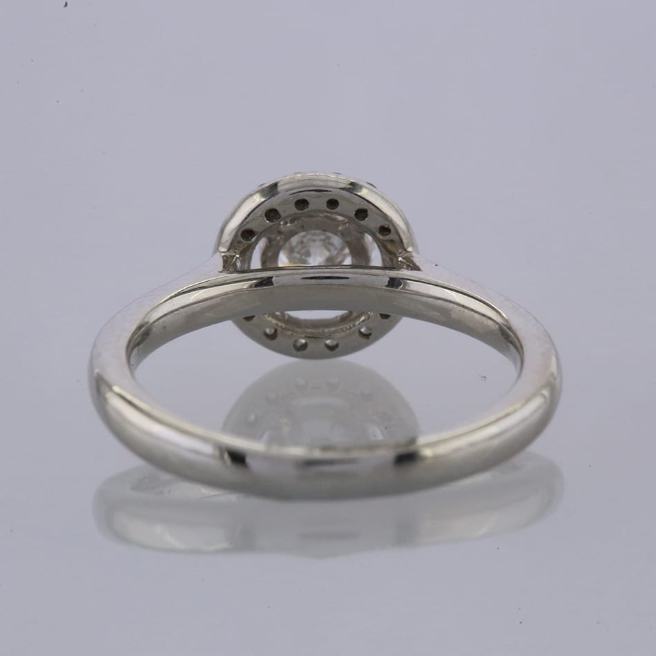 0.40 Carat Diamond Halo Engagement Ring