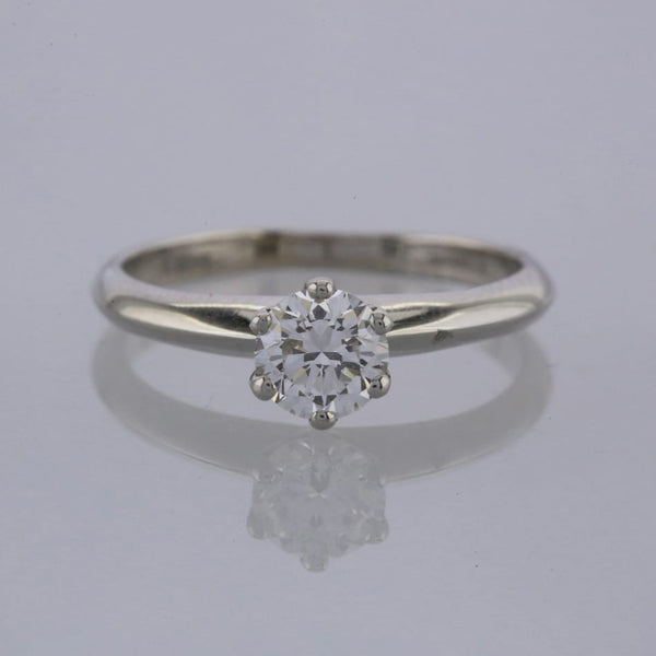 0.50 Carat Diamond Solitaire Engagement Ring