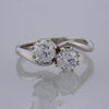 1.42 Carat Diamond Crossover Ring
