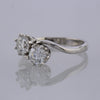 1.42 Carat Diamond Crossover Ring